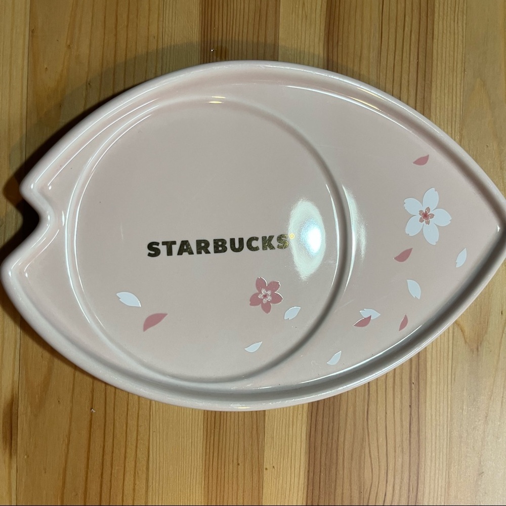 NWT Korea Starbucks Cherry Blossom Sakura Ceramic Tea Coffee Pink Coaster - Picture 3 of 6